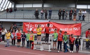 Podium masculin du Trophée de l'Avenir 2017 à Castres