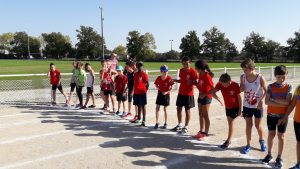 Départ du 1000m au meeting poussins 2017 à Lavaur