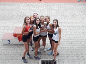 L'équipe des minimes féminins du Tarn au match interdépartemental 2018 à Toulouse