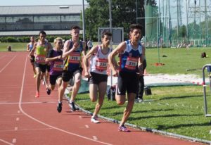 Sanydil HALHAL sur 800m aux championnats du secteur Ouest d'Occitanie sur piste 2019 à Toulouse